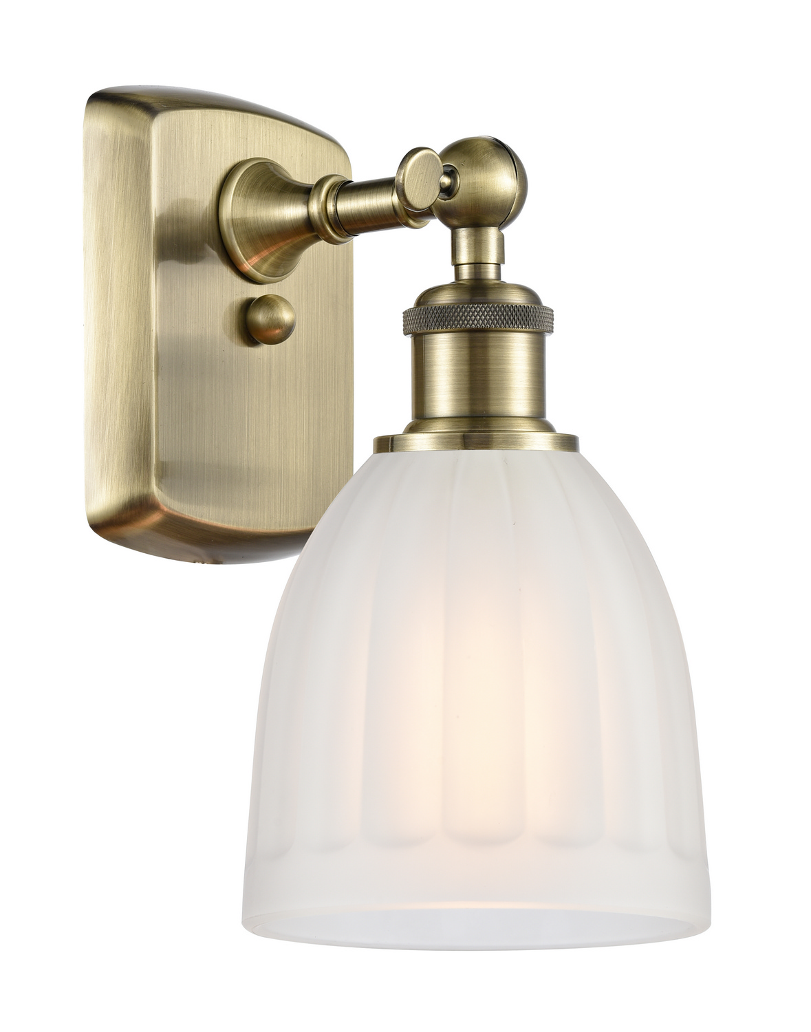 LED Wall Sconce by Innovations - Ballston Collection, Antique Brass Finish - 516-1W-AB-G441-LED