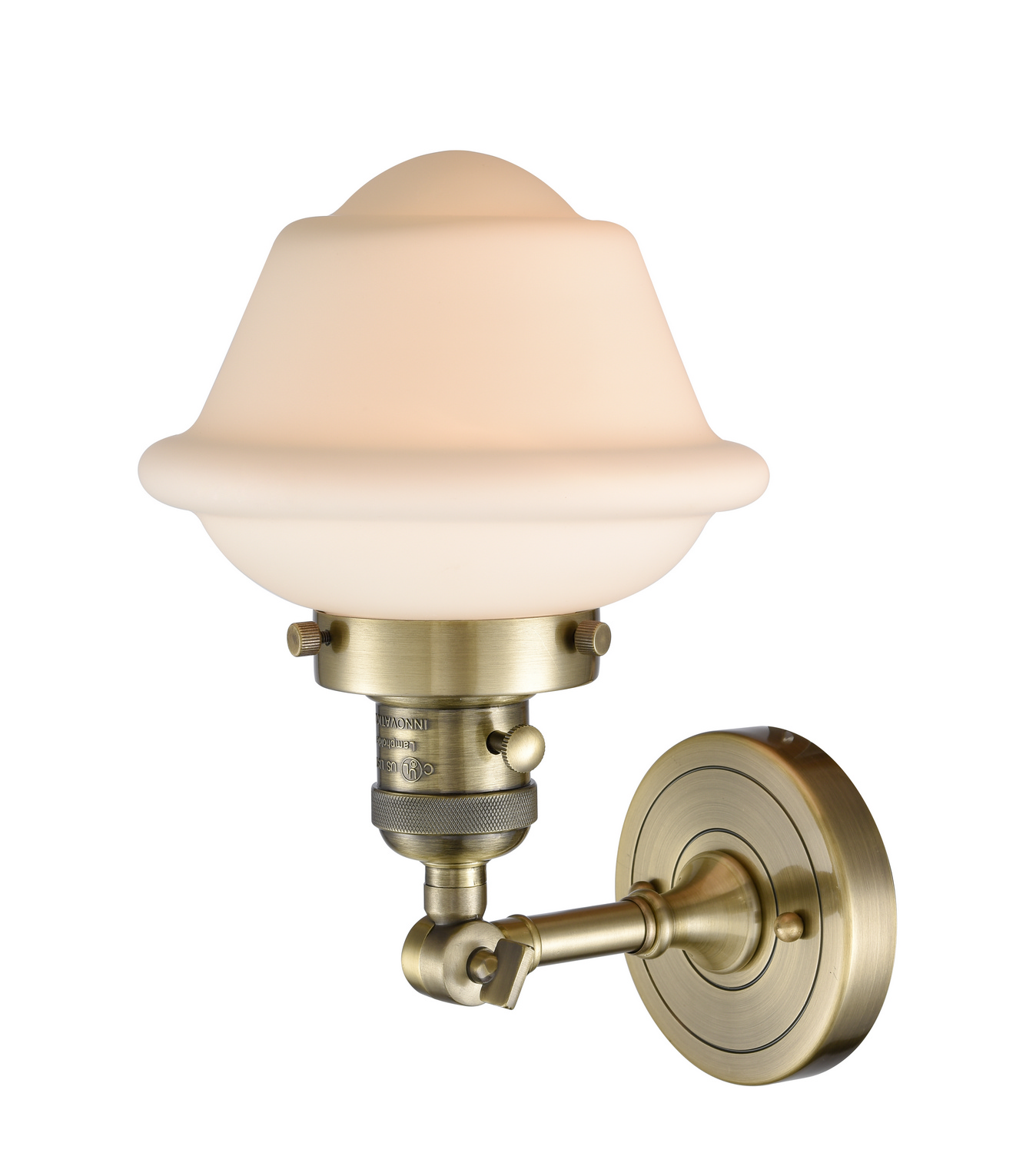 One Light Wall Sconce by Innovations - Franklin Restoration Collection, Antique Brass Finish - 203SW-AB-G531