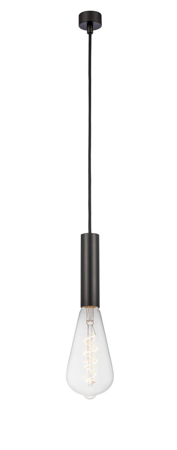 LED Mini Pendant by Innovations - Auralume Collection, Matte Black Finish - 198-1P-BK-BB95LED