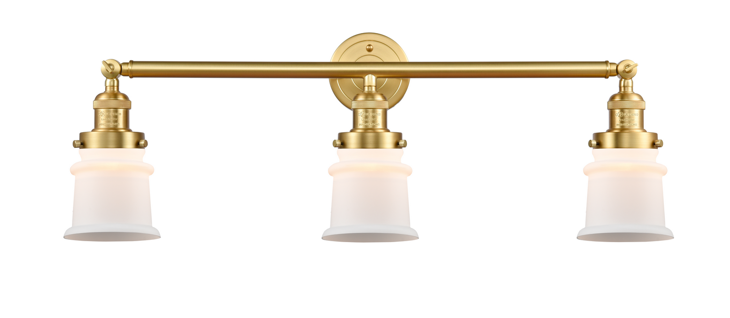 LED Bath Vanity by Innovations - Franklin Restoration Collection, Satin Gold Finish - 205-SG-G181S-LED
