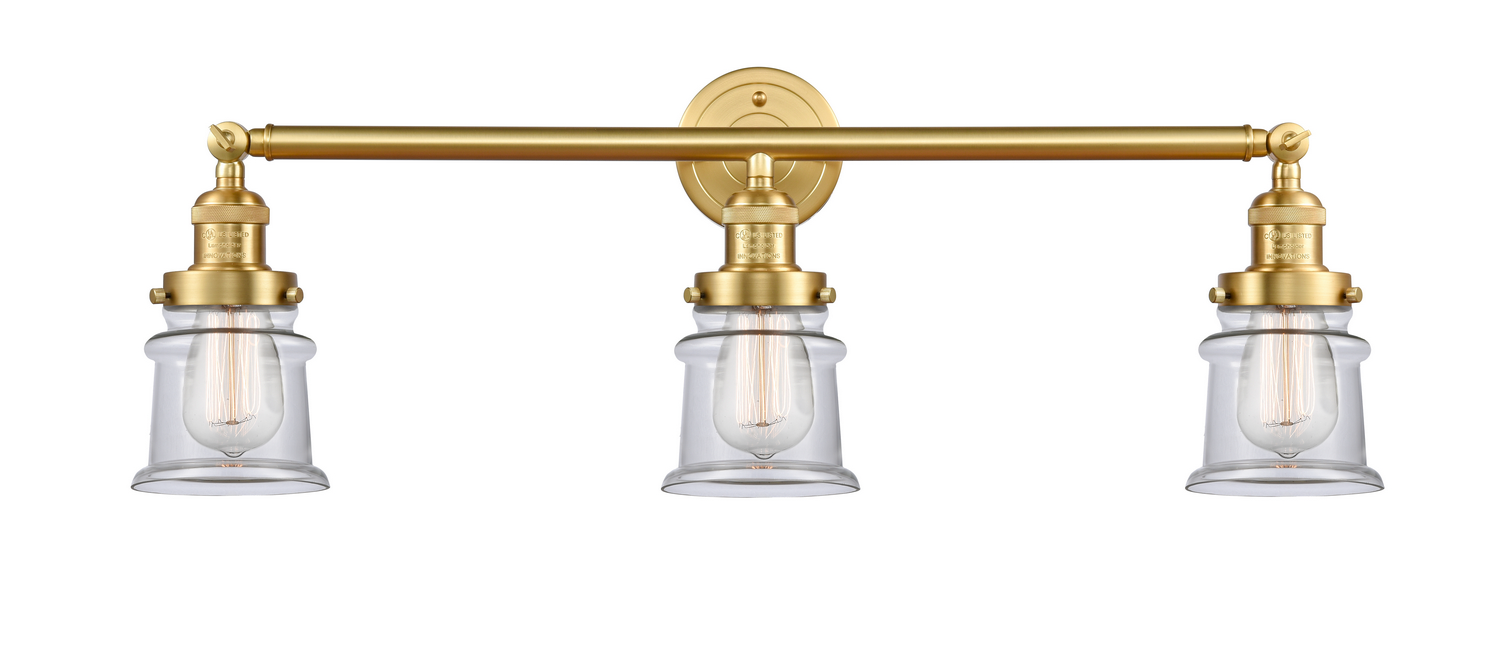 LED Bath Vanity by Innovations - Franklin Restoration Collection, Satin Gold Finish - 205-SG-G182S-LED