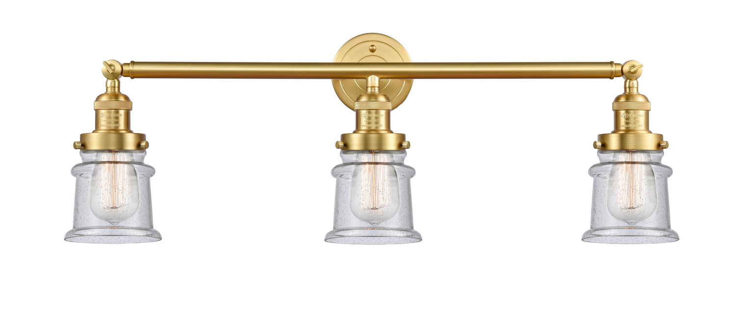LED Bath Vanity by Innovations - Franklin Restoration Collection, Satin Gold Finish - 205-SG-G184S-LED