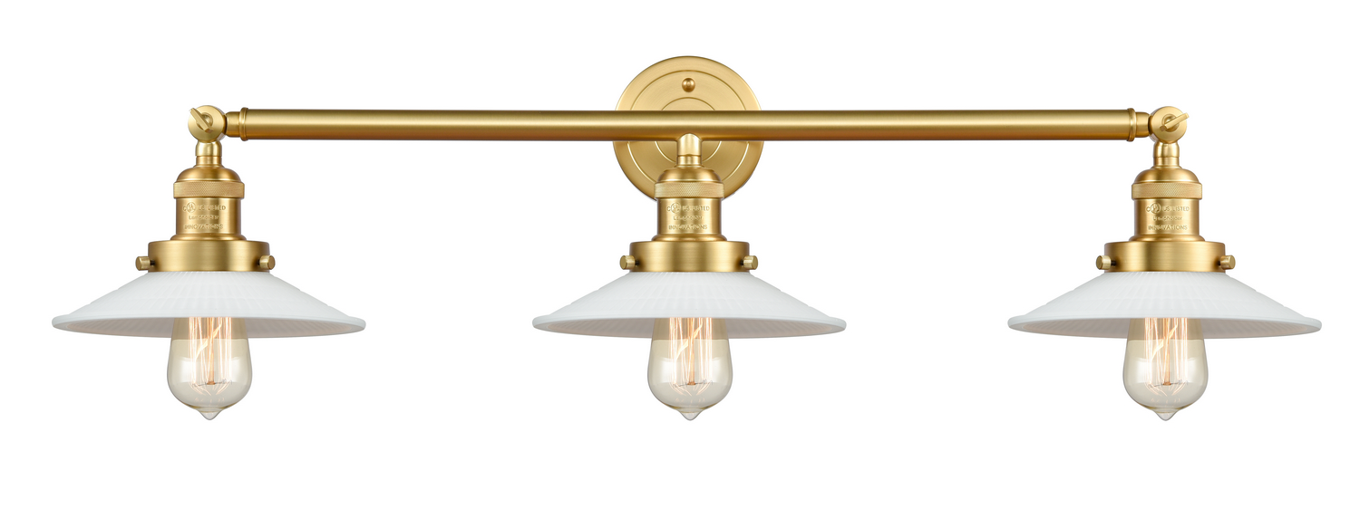 LED Bath Vanity by Innovations - Franklin Restoration Collection, Satin Gold Finish - 205-SG-G1-LED