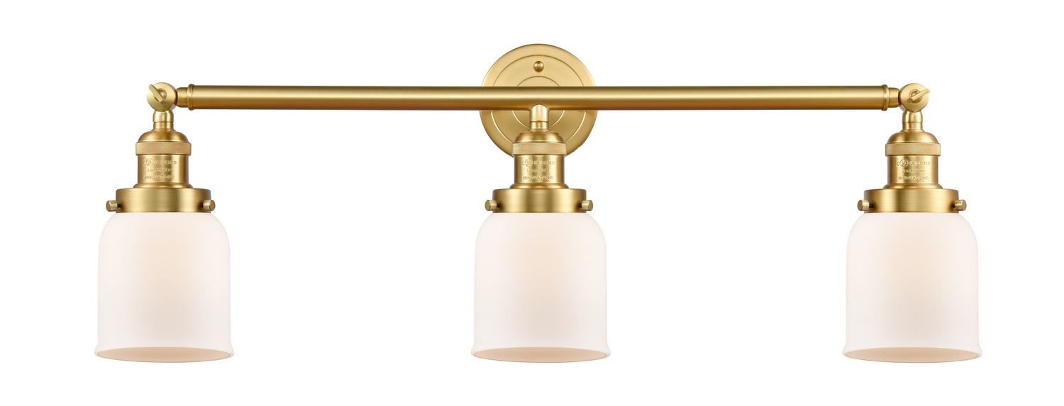 LED Bath Vanity by Innovations - Franklin Restoration Collection, Satin Gold Finish - 205-SG-G51-LED