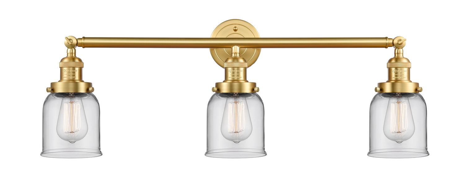 LED Bath Vanity by Innovations - Franklin Restoration Collection, Satin Gold Finish - 205-SG-G52-LED