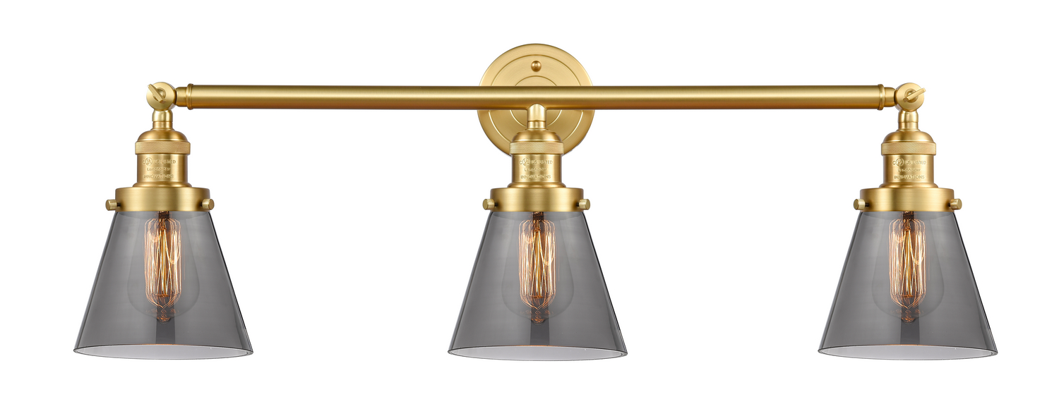 LED Bath Vanity by Innovations - Franklin Restoration Collection, Satin Gold Finish - 205-SG-G63-LED