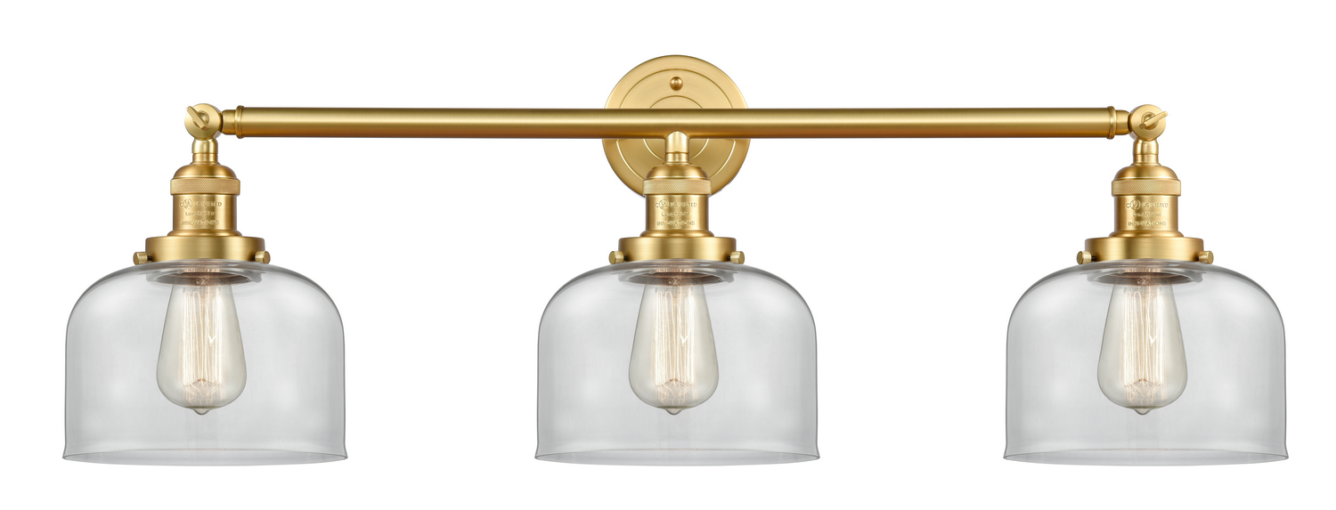 LED Bath Vanity by Innovations - Franklin Restoration Collection, Satin Gold Finish - 205-SG-G72-LED