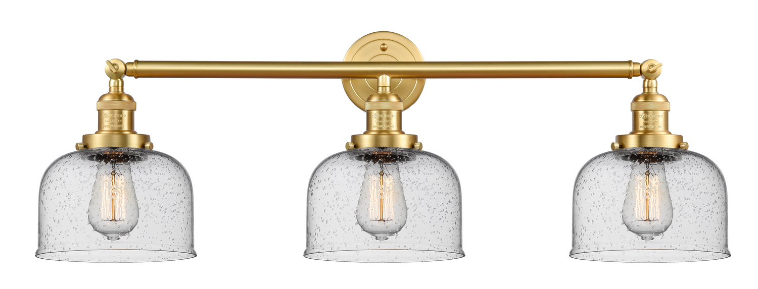 LED Bath Vanity by Innovations - Franklin Restoration Collection, Satin Gold Finish - 205-SG-G74-LED