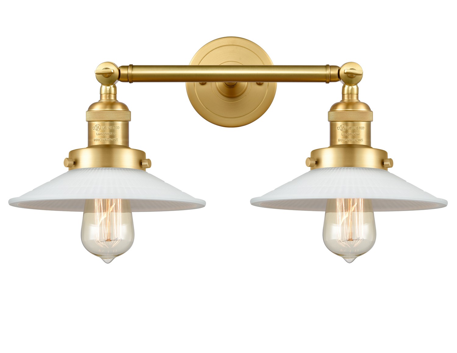 LED Bath Vanity by Innovations - Franklin Restoration Collection, Satin Gold Finish - 208-SG-G1-LED