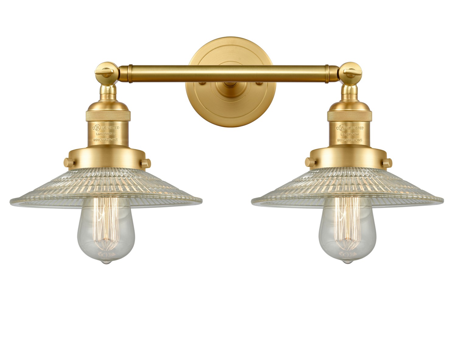 LED Bath Vanity by Innovations - Franklin Restoration Collection, Satin Gold Finish - 208-SG-G2-LED