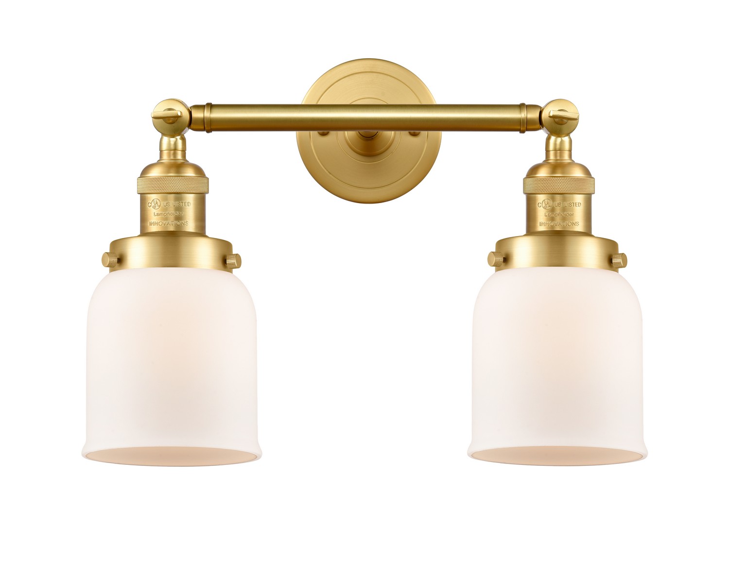 LED Bath Vanity by Innovations - Franklin Restoration Collection, Satin Gold Finish - 208-SG-G51-LED