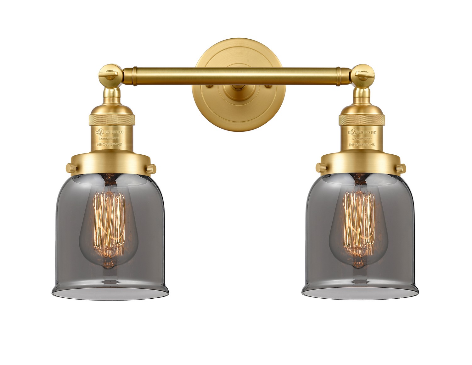 LED Bath Vanity by Innovations - Franklin Restoration Collection, Satin Gold Finish - 208-SG-G53-LED