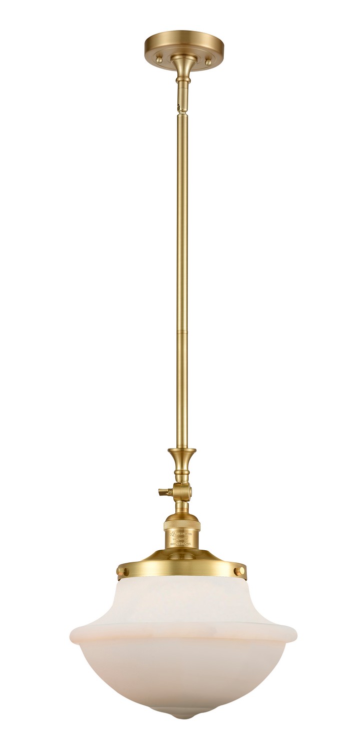 LED Mini Pendant by Innovations - Franklin Restoration Collection, Satin Gold Finish - 206-SG-G541-LED