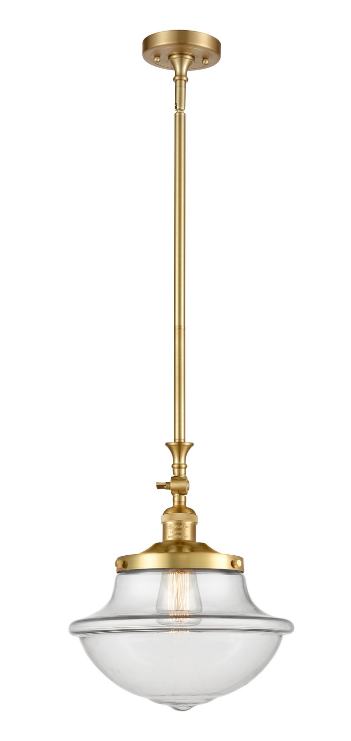 LED Mini Pendant by Innovations - Franklin Restoration Collection, Satin Gold Finish - 206-SG-G542-LED