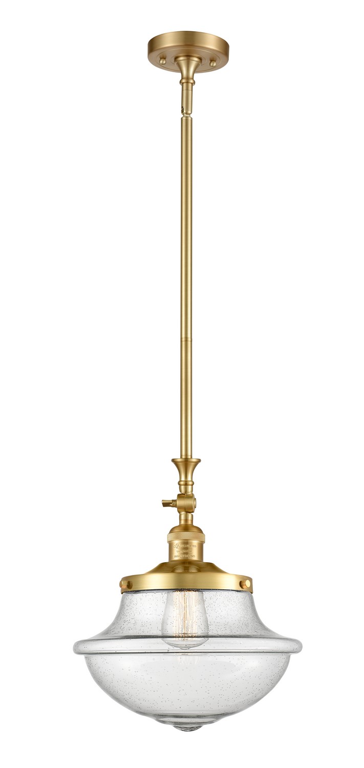 LED Mini Pendant by Innovations - Franklin Restoration Collection, Satin Gold Finish - 206-SG-G544-LED