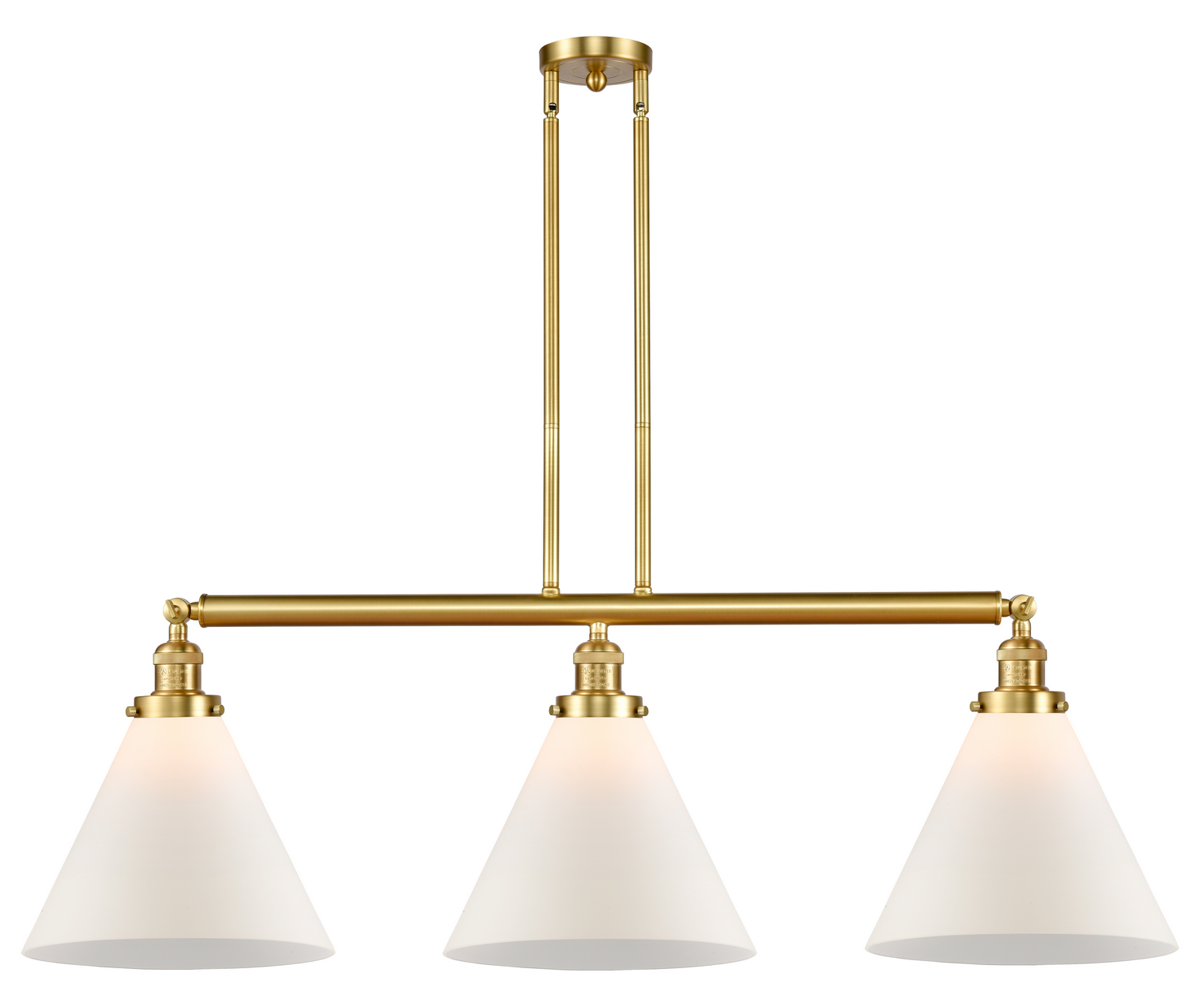 LED Island Pendant by Innovations - Franklin Restoration Collection, Satin Gold Finish - 213-SG-G41-L-LED