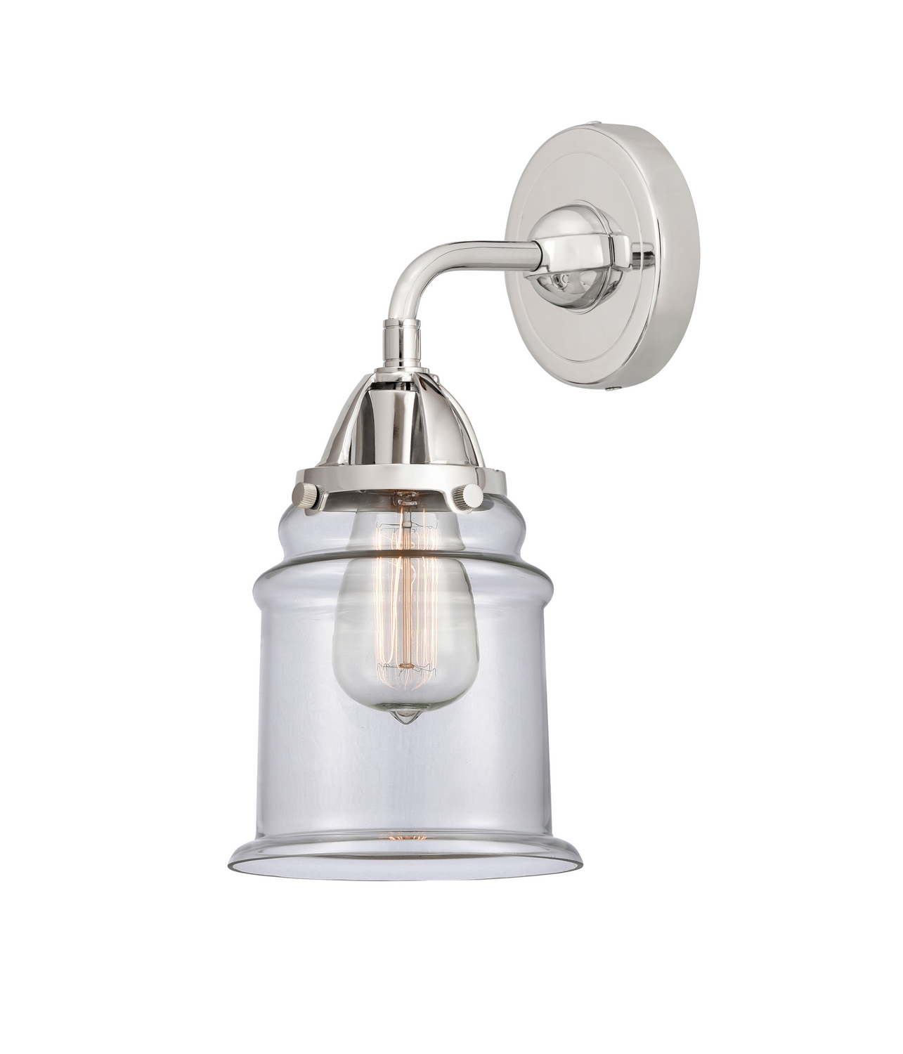 One Light Wall Sconce by Innovations - Nouveau 2 Collection, Polished Chrome Finish - 288-1W-PC-G182