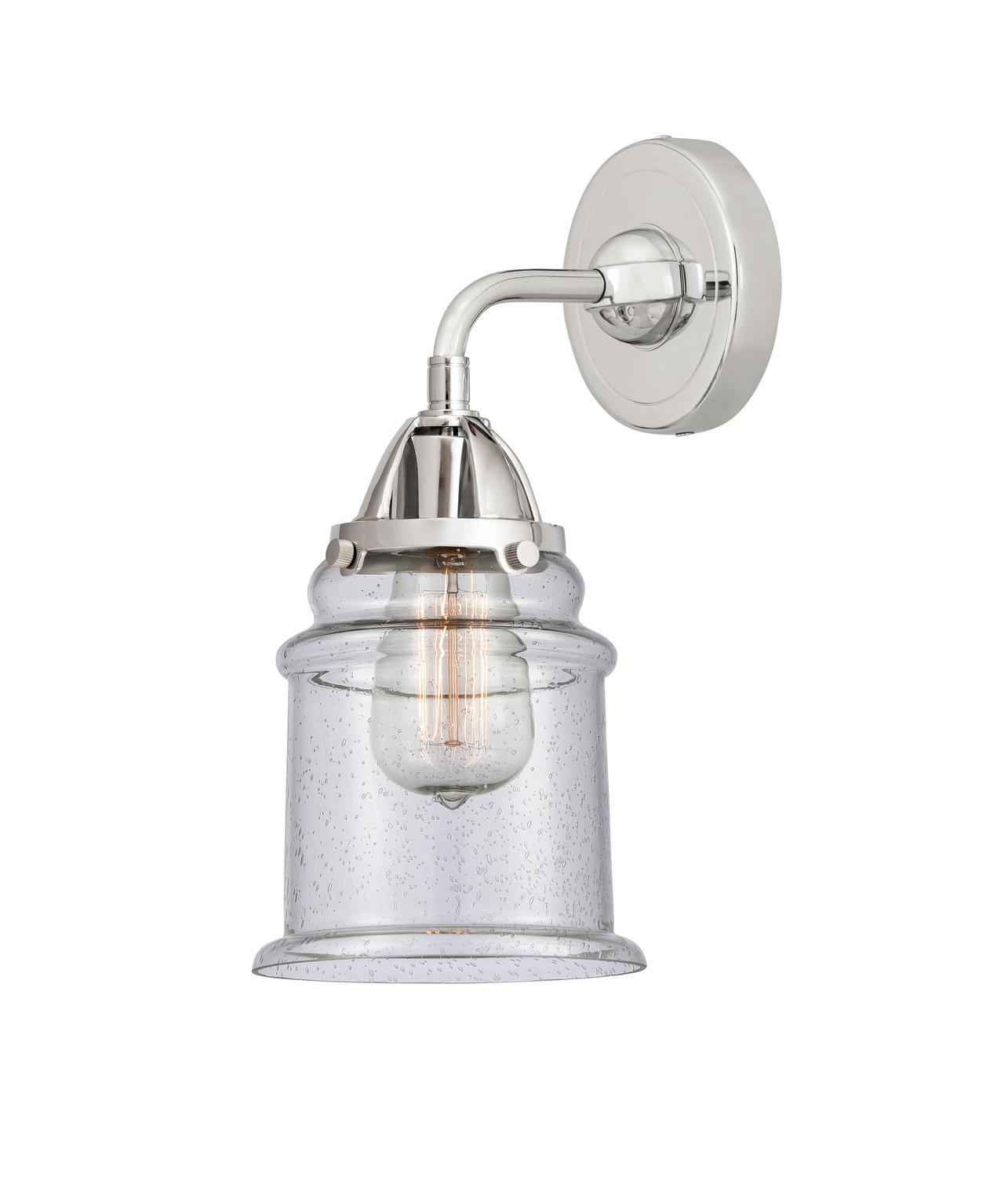 One Light Wall Sconce by Innovations - Nouveau 2 Collection, Polished Chrome Finish - 288-1W-PC-G184