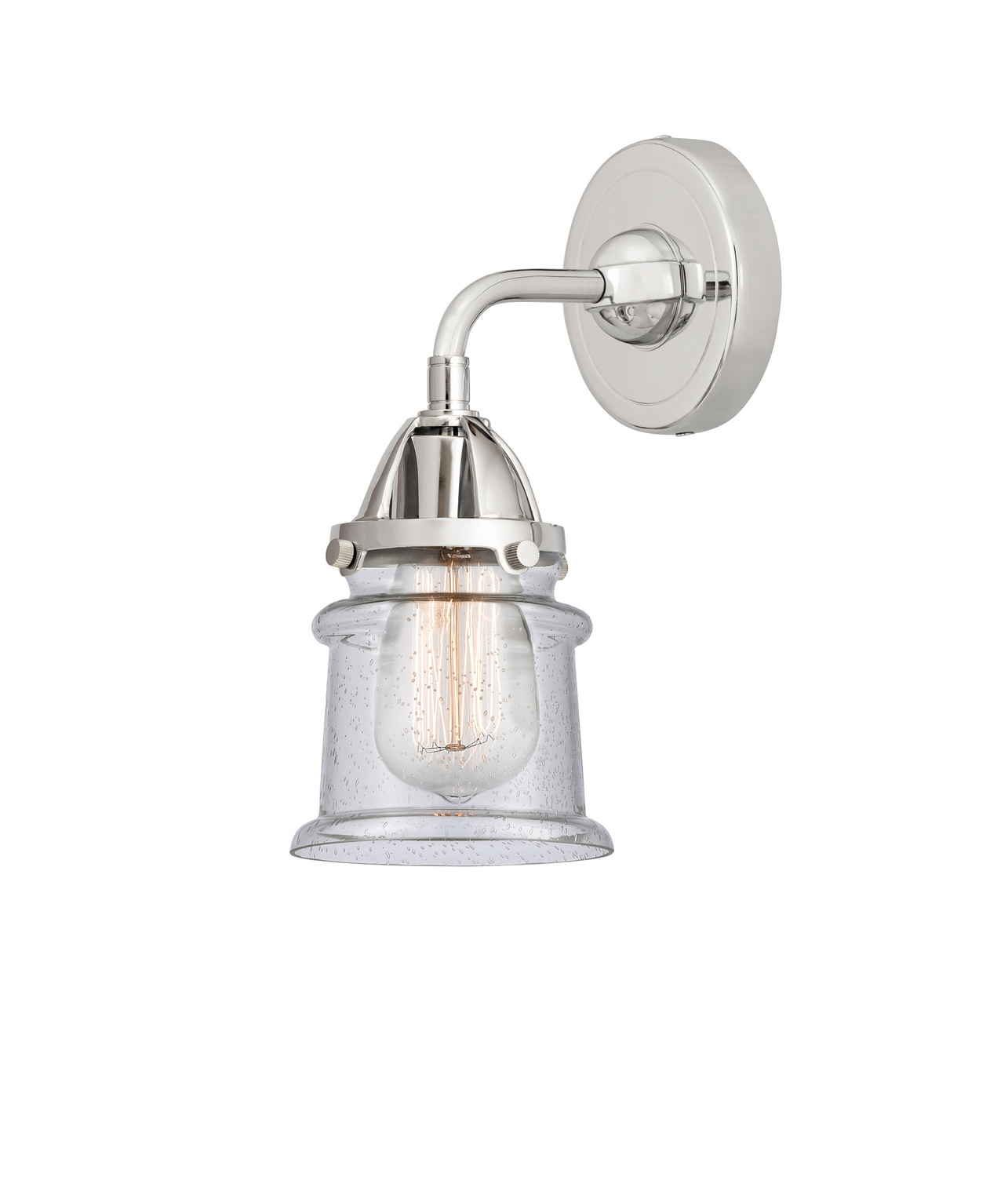 One Light Wall Sconce by Innovations - Nouveau 2 Collection, Polished Chrome Finish - 288-1W-PC-G184S