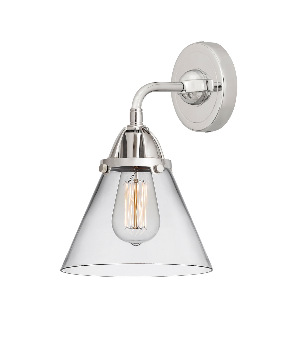 One Light Wall Sconce by Innovations - Nouveau 2 Collection, Polished Chrome Finish - 288-1W-PC-G42