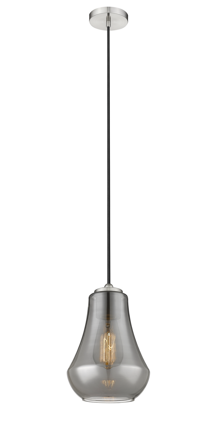 One Light Mini Pendant by Innovations - Auralume Collection, Brushed Satin Nickel Finish - 490-1P-SN-G573-7
