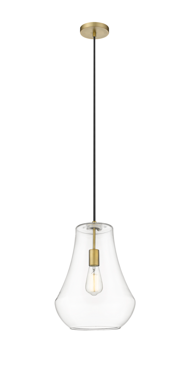 One Light Mini Pendant by Innovations - Fairfield Collection, Brushed Brass Finish - 491-1P-BB-G572-12