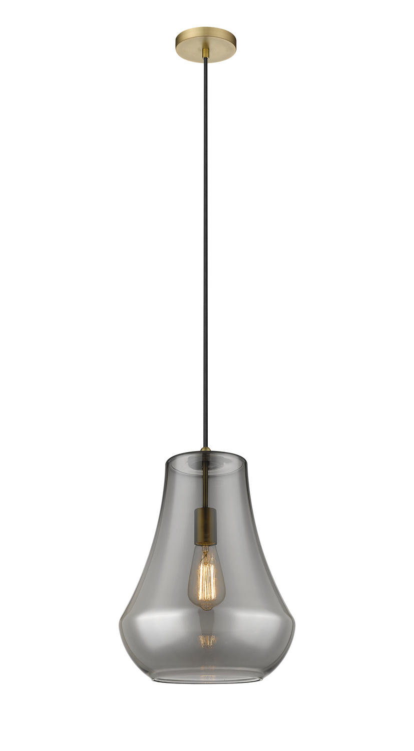 One Light Mini Pendant by Innovations - Fairfield Collection, Brushed Brass Finish - 491-1P-BB-G573-12