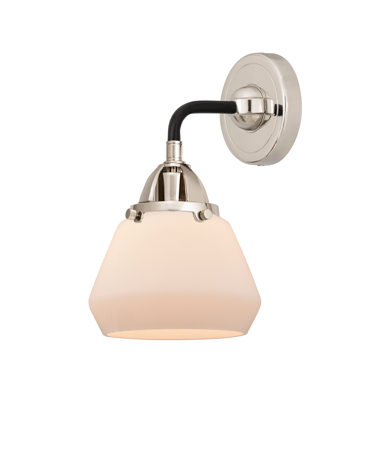 One Light Wall Sconce by Innovations - Nouveau 2 Collection, Black Polished Nickel Finish - 288-1W-BPN-G171