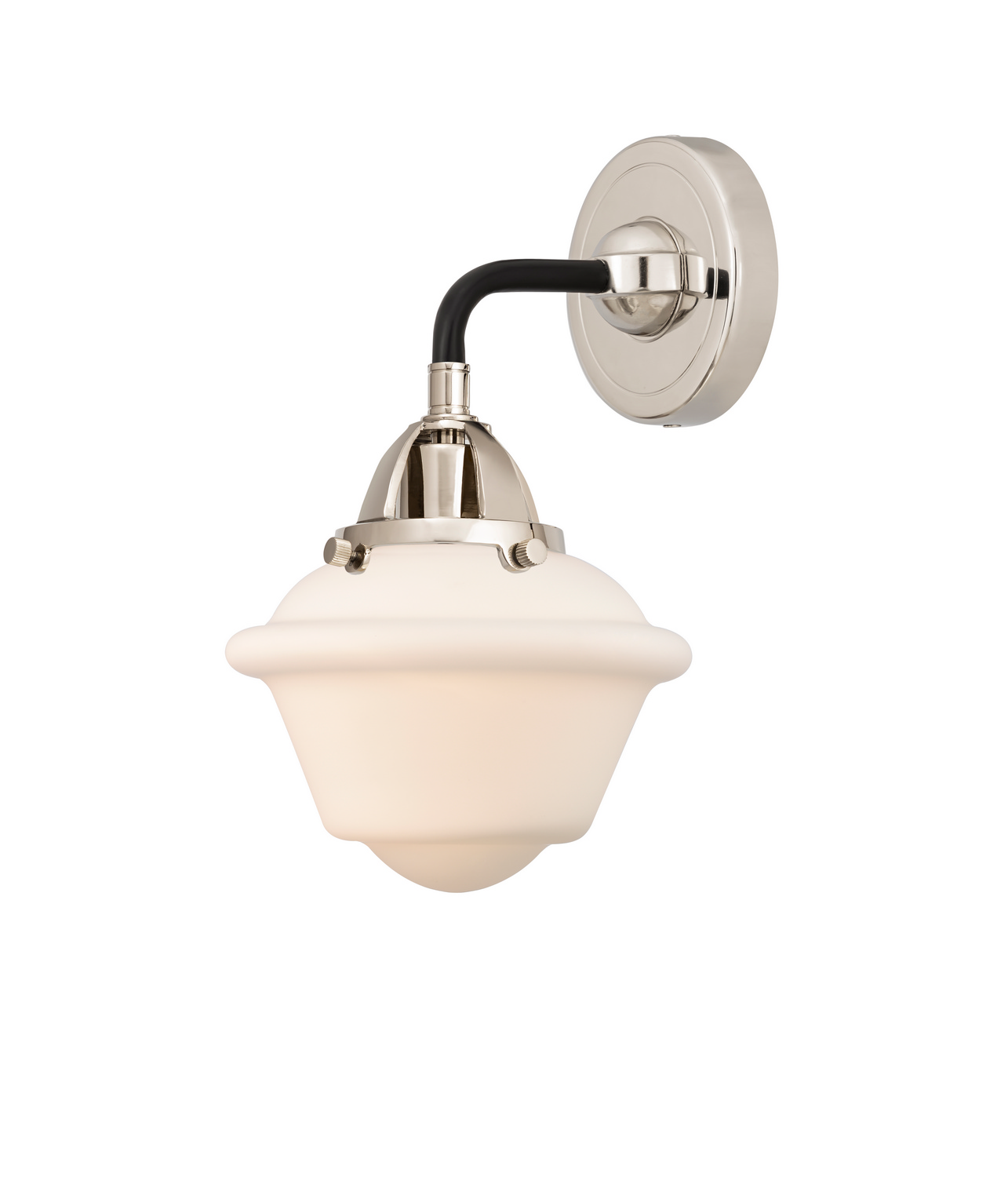 One Light Wall Sconce by Innovations - Nouveau 2 Collection, Black Polished Nickel Finish - 288-1W-BPN-G531