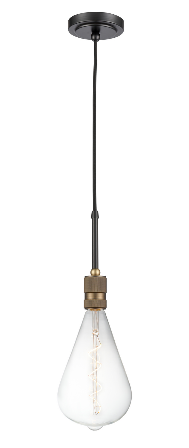 LED Mini Pendant by Innovations - Ellis Collection, Black Antique Brass Finish - 444-1P-BAB-BB-164-LED