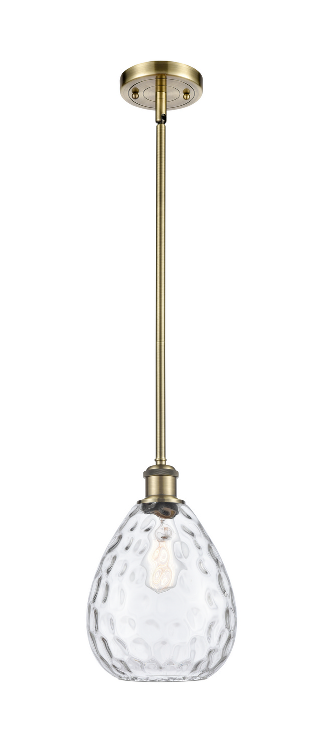 LED Mini Pendant by Innovations - Ballston Collection, Antique Brass Finish - 516-1S-AB-G372-LED