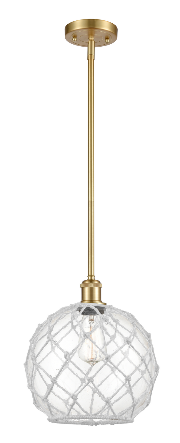 LED Mini Pendant by Innovations - Ballston Collection, Satin Gold Finish - 516-1S-SG-G122-10RW-LED
