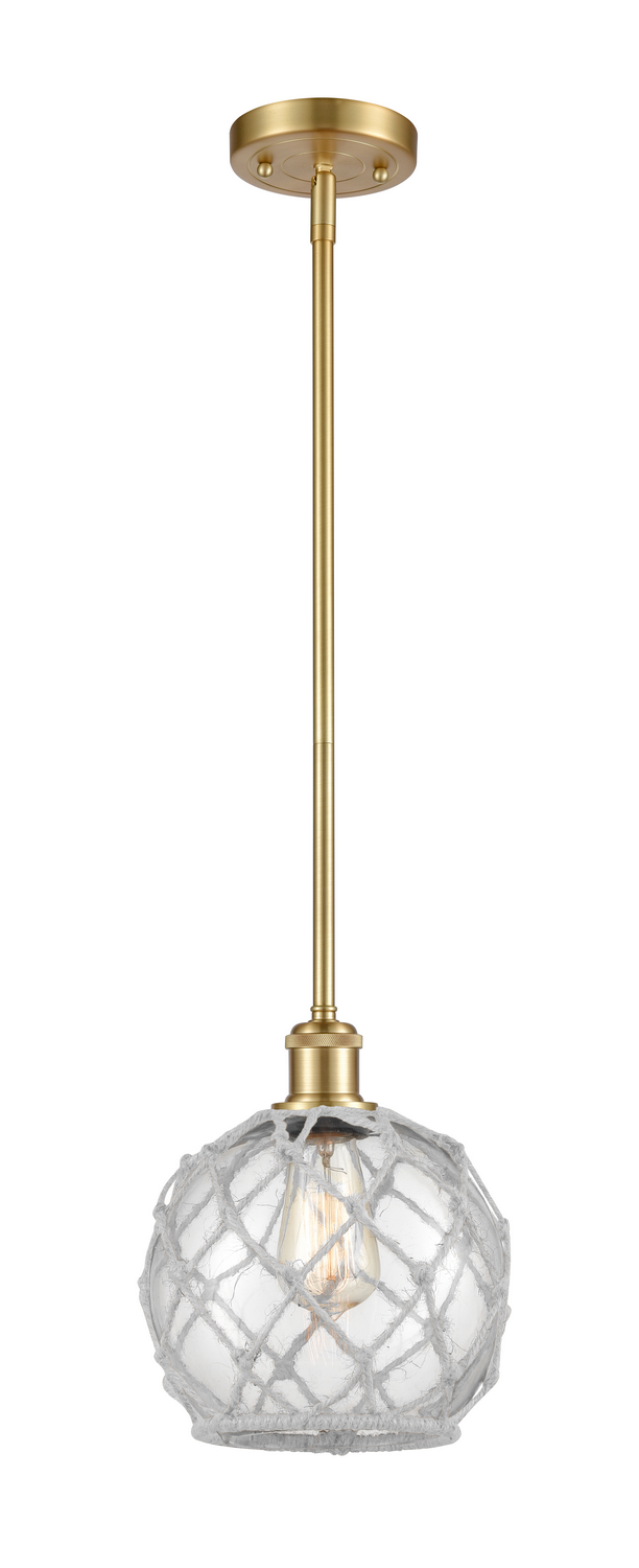 LED Mini Pendant by Innovations - Ballston Collection, Satin Gold Finish - 516-1S-SG-G122-8RW-LED