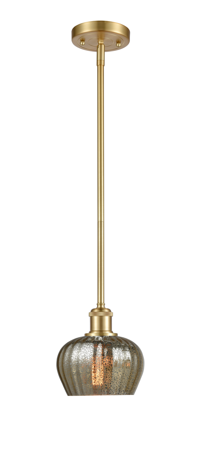 LED Mini Pendant by Innovations - Ballston Collection, Satin Gold Finish - 516-1S-SG-G96-LED