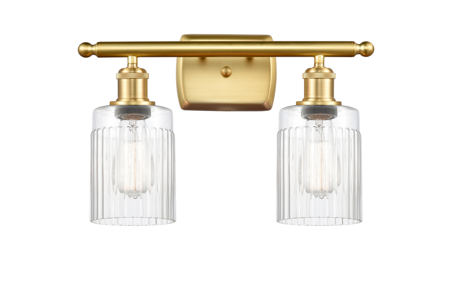 LED Bath Vanity by Innovations - Ballston Collection, Satin Gold Finish - 516-2W-SG-G342-LED
