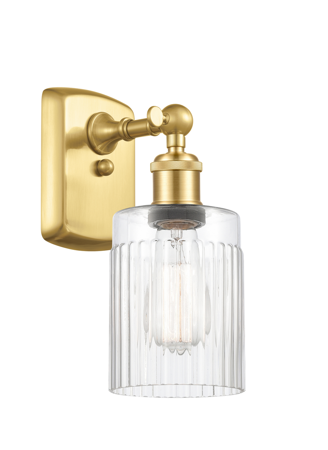 LED Wall Sconce by Innovations - Ballston Collection, Satin Gold Finish - 516-1W-SG-G342-LED