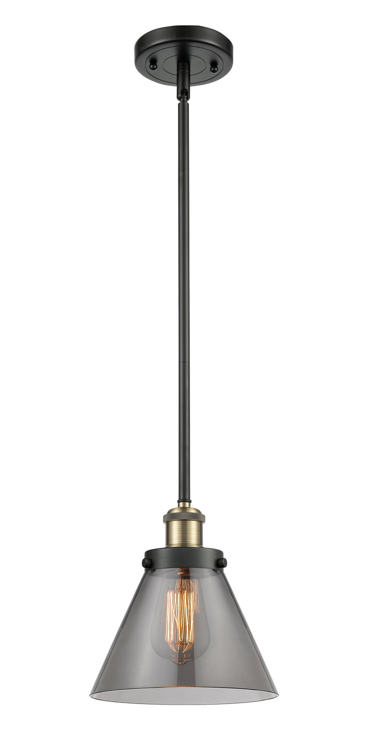 One Light Mini Pendant by Innovations - Ballston Urban Collection, Black Antique Brass Finish - 916-1S-BAB-G43