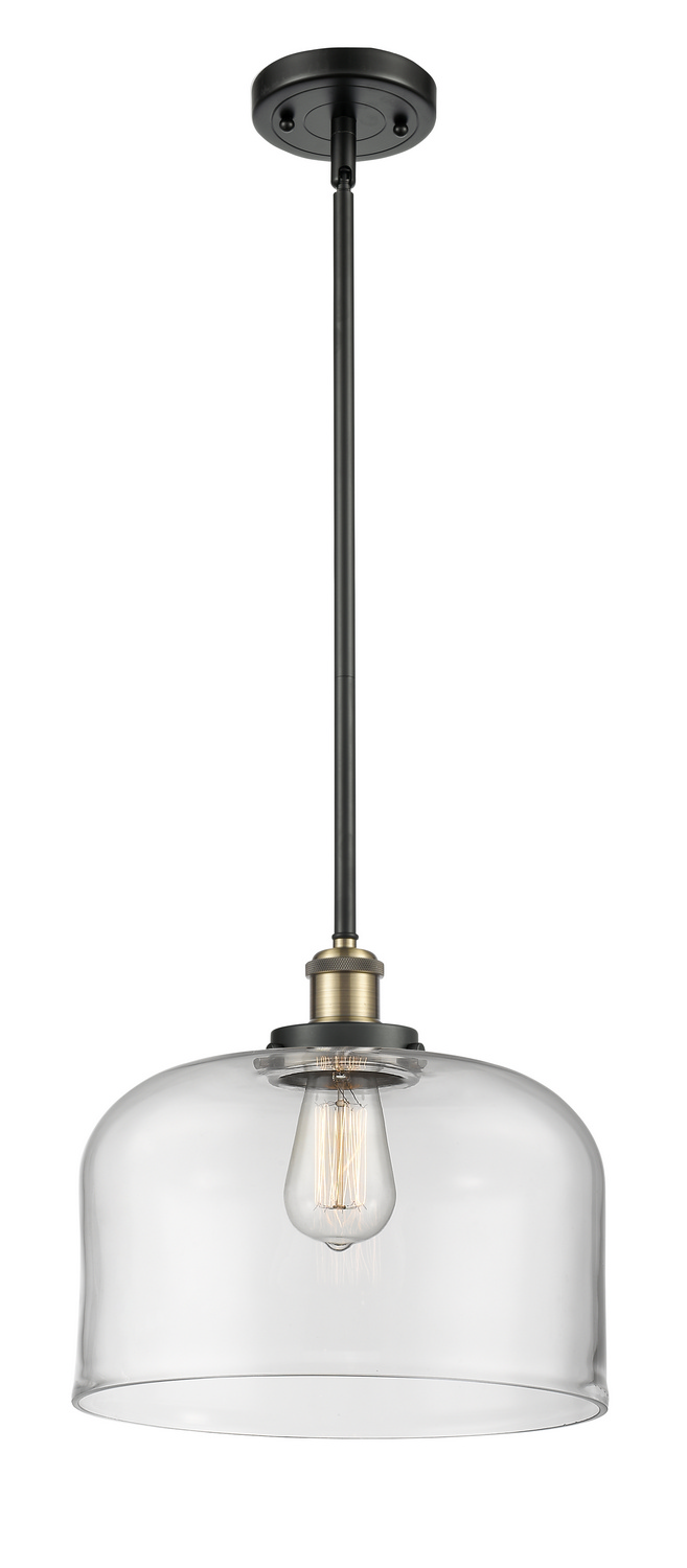 LED Mini Pendant by Innovations - Ballston Urban Collection, Black Antique Brass Finish - 916-1S-BAB-G72-L-LED