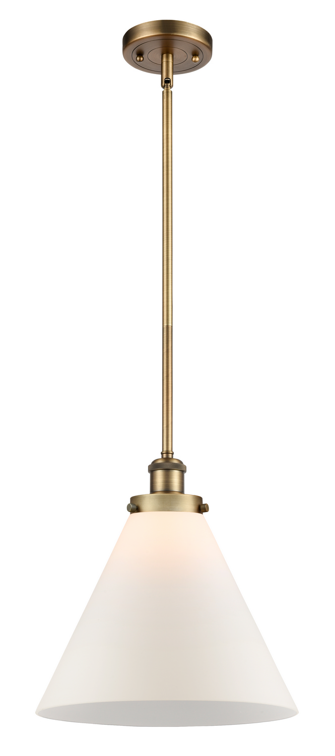One Light Mini Pendant by Innovations - Ballston Urban Collection, Brushed Brass Finish - 916-1S-BB-G41-L