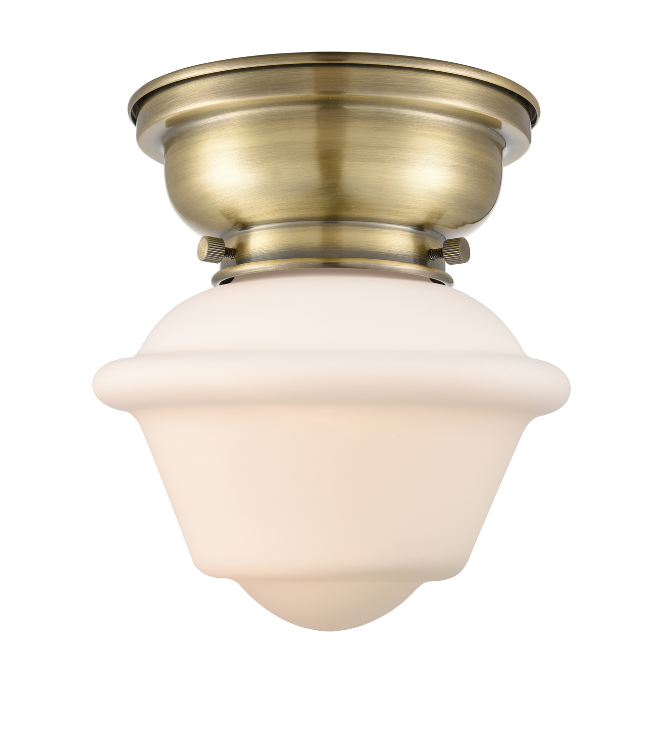 LED Flush Mount by Innovations - Franklin Restoration Collection, Antique Brass Finish - 623-1F-AB-G531-LED