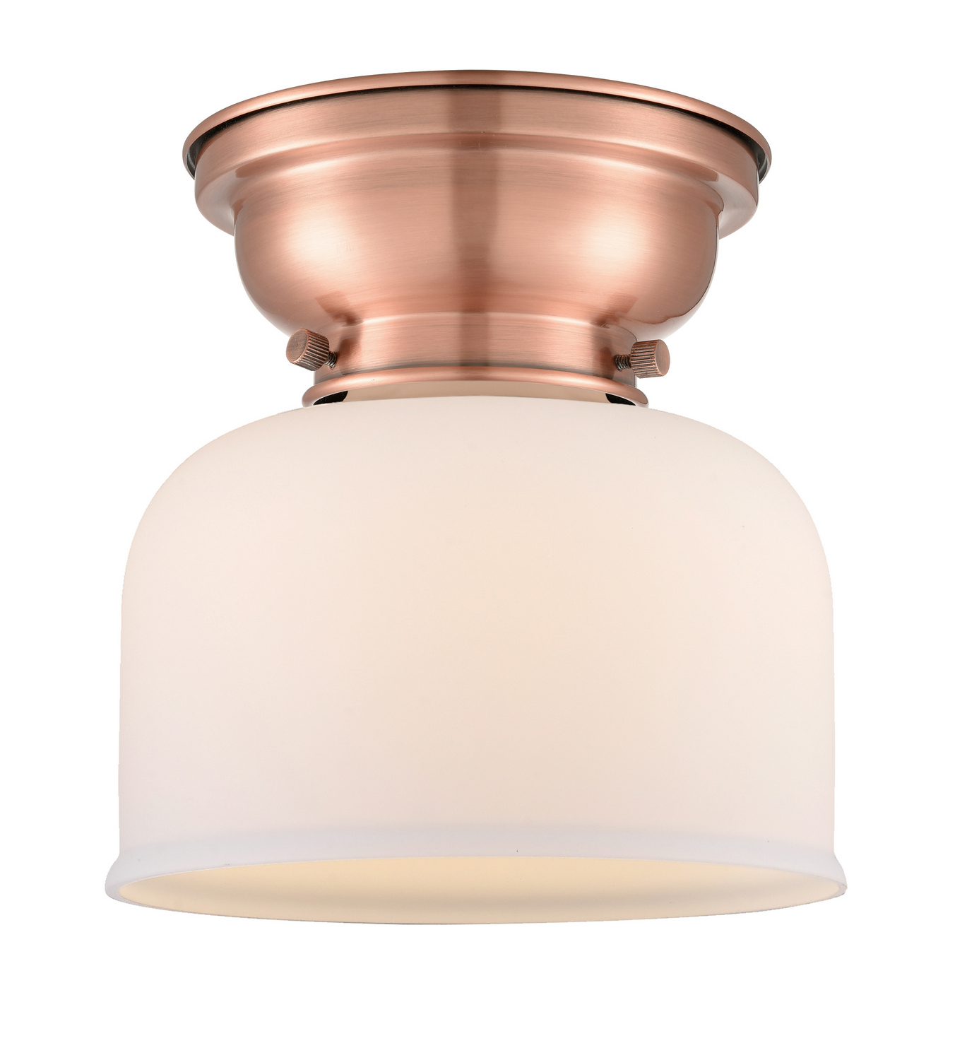 LED Flush Mount by Innovations - Franklin Restoration Collection, Antique Copper Finish - 623-1F-AC-G71-LED