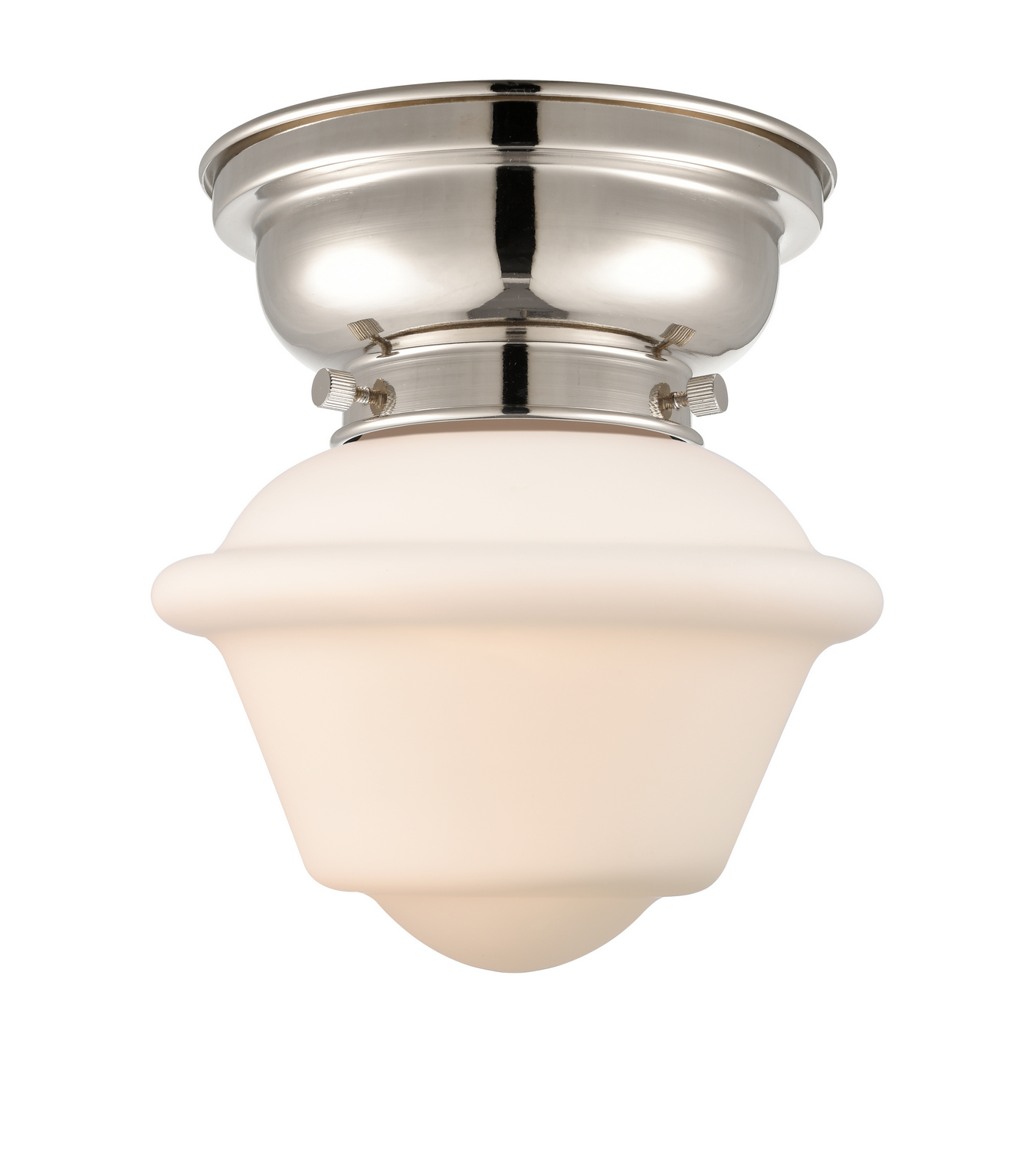 One Light Flush Mount by Innovations - Franklin Restoration Collection, Polished Nickel Finish - 623-1F-PN-G531