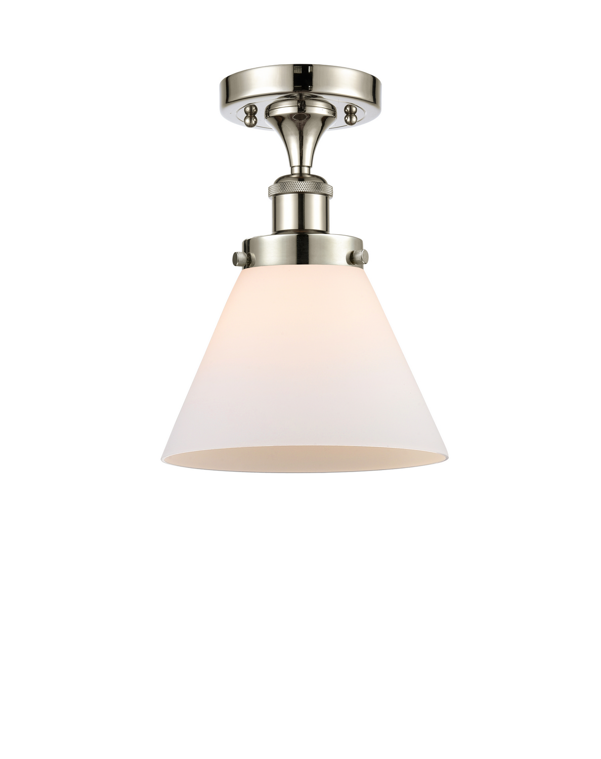 LED Semi-Flush Mount by Innovations - Ballston Urban Collection, Polished Nickel Finish - 916-1C-PN-G41-LED