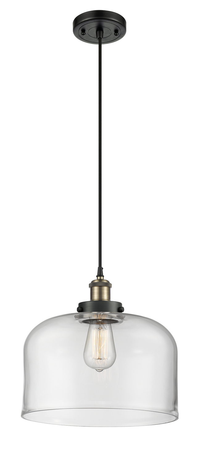LED Mini Pendant by Innovations - Ballston Urban Collection, Black Antique Brass Finish - 916-1P-BAB-G72-L-LED
