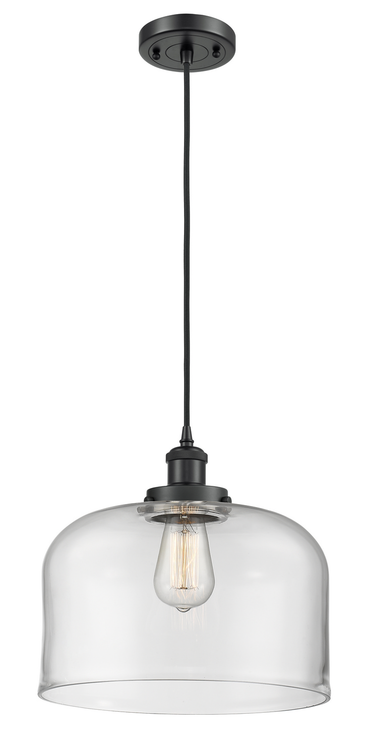 LED Mini Pendant by Innovations - Ballston Urban Collection, Matte Black Finish - 916-1P-BK-G72-L-LED