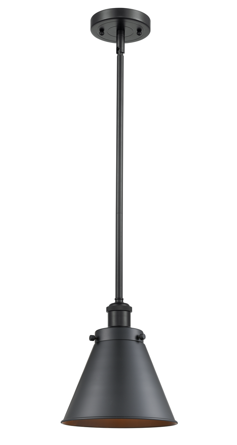 One Light Mini Pendant by Innovations - Ballston Urban Collection, Matte Black Finish - 916-1S-BK-M13