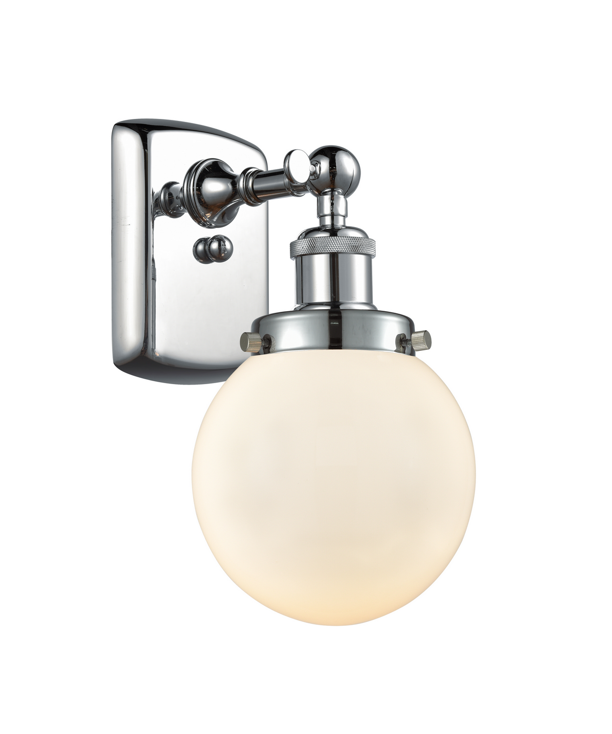 One Light Wall Sconce by Innovations - Ballston Urban Collection, Polished Chrome Finish - 916-1W-PC-G201-6