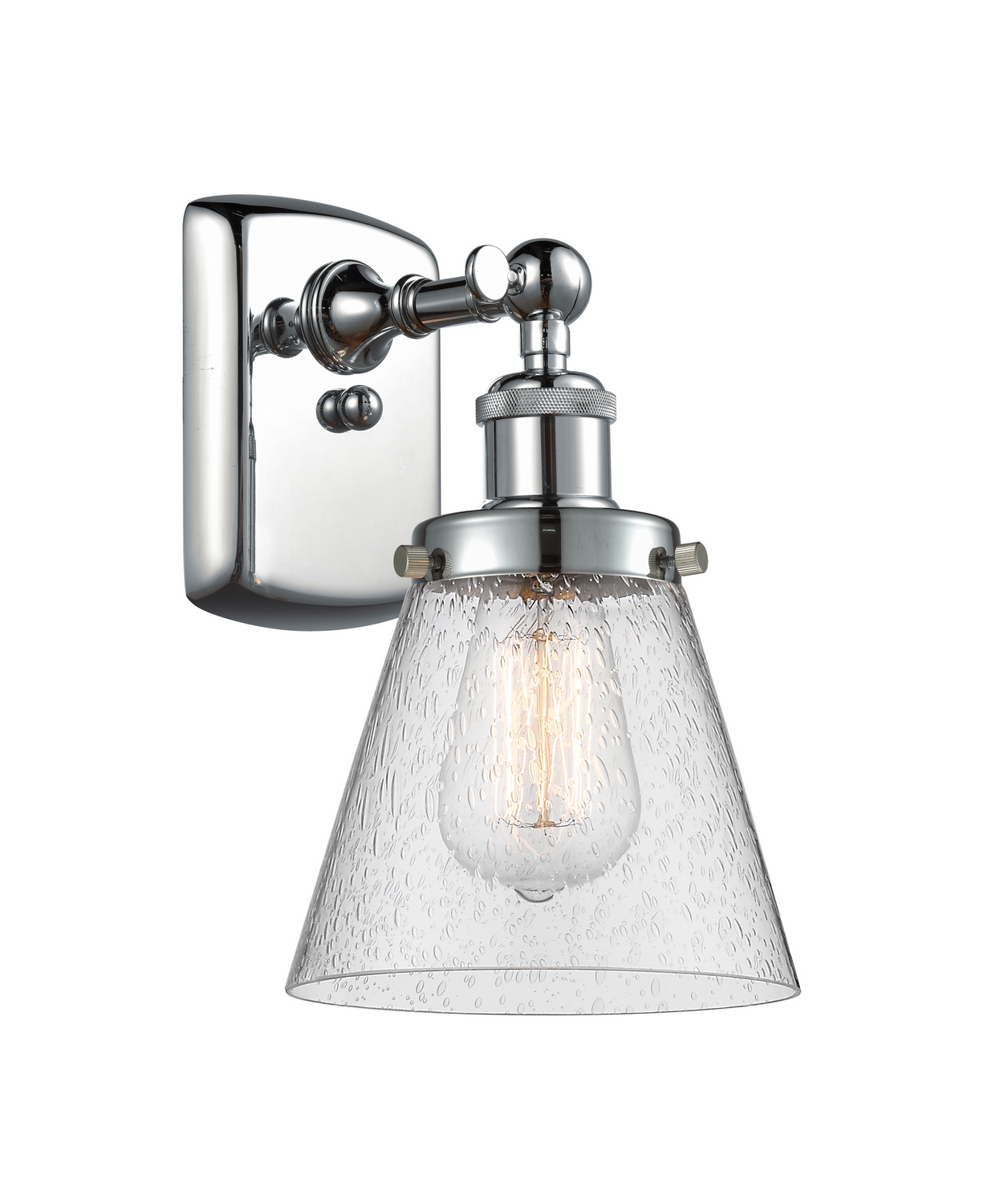 LED Wall Sconce by Innovations - Ballston Urban Collection, Polished Chrome Finish - 916-1W-PC-G64-LED