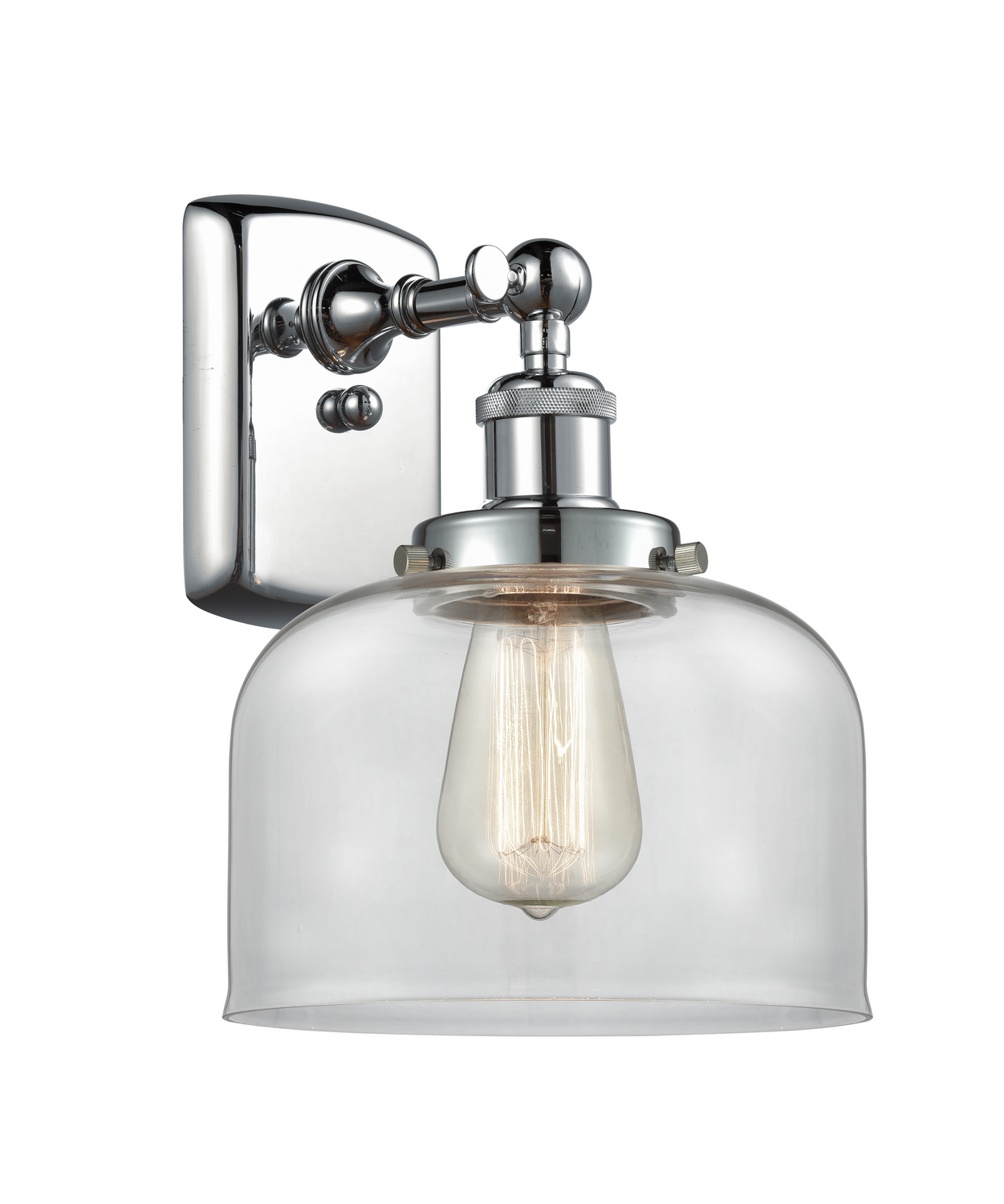 LED Wall Sconce by Innovations - Ballston Urban Collection, Polished Chrome Finish - 916-1W-PC-G72-LED