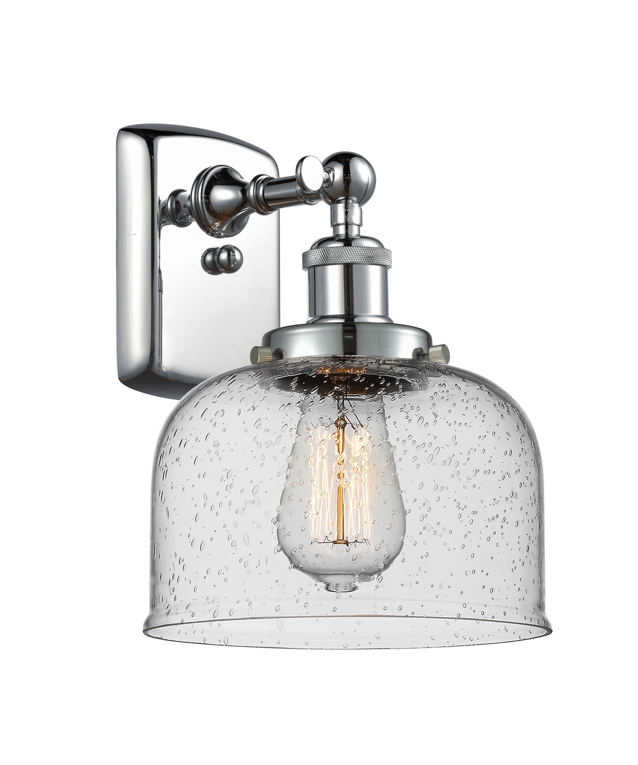 One Light Wall Sconce by Innovations - Ballston Urban Collection, Polished Chrome Finish - 916-1W-PC-G74
